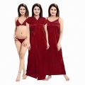 4 Part Best Quality Indian Night Dress for Women - Comfortable and Sexy Nighty.