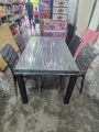 RFL caino dining table set with 4 Chairs black. 
