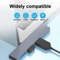 4-in-1 USB C HUB 3.0 PD 60W Type C 3.1 Multi Ports USB Splitter OTG Adapter USB HUB For Xiaomi Lenovo Macbook Pro 13 15 Air Pro. 