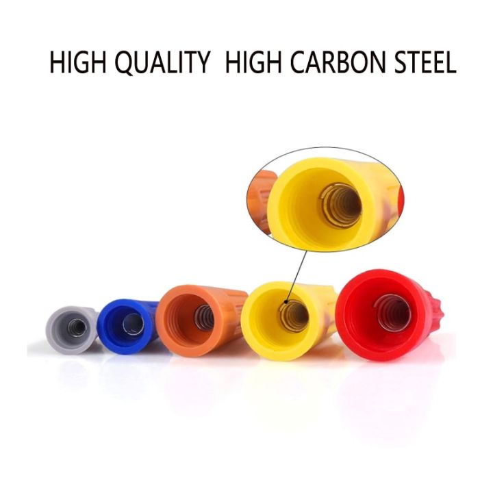 10-150PCS%20Colorful%20Electrical%20Insulated%20Crimp%20Twist%20Terminal%20Quick%20Wire%20Connector%20Nut%20Spring%20End%20Cap%20Connection%20-%20Image%202