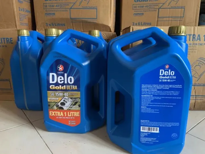 CALTEX%20Delo%20Gold%20Ultra%2015W-40%20for%20Disel%20Engine%206%20Liter%20-%20Image%202