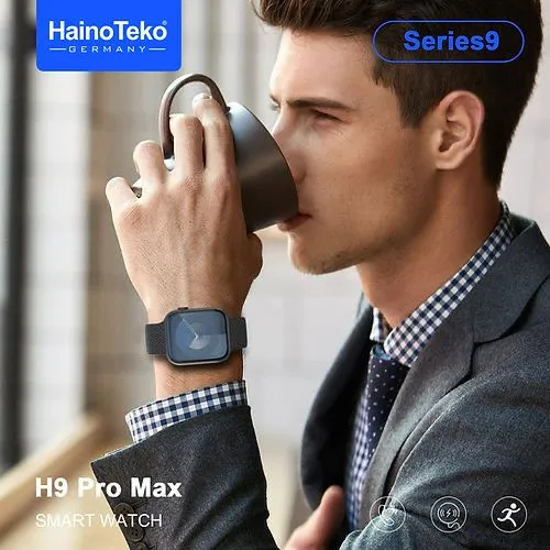 Haino%20Teko%20Germany%20H9%20Pro%20Max%20Smart%20Watch%20AMOLED%20Display%20with%202%20Pair%20Strap%20-%20Image%204