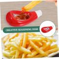 Cute Sauce Dipping Bowls Creative Ketchup Mustard Mayonnaise Wasabi Dipping Dishes Mini Sauce Plates for Sushi Dumplings Snacks.