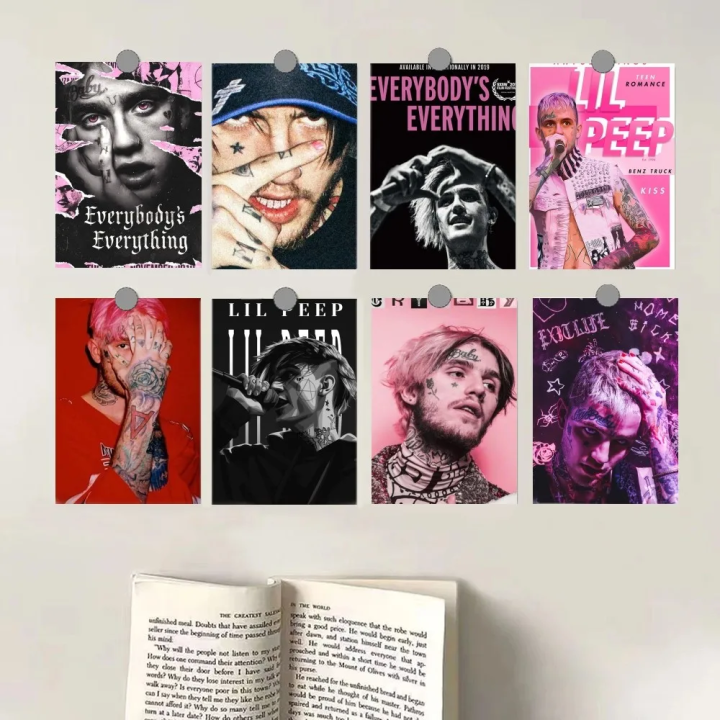 Lil Peep Hip Hop Rapper HD Canvas Poster | Customizable Personalized Wall Art Home Decor
