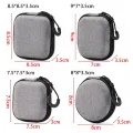 1Pcs Mini EVA Storage Bag Pouch Carrying Bag Zipper Earphone Case For Airpod Earphone/Phone/Charging Cable Digital Accessories. 