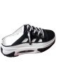 Women Half Slippers PU Leather Flats Female Retro Low Top Sneakers Mesh Breathable High Heel Outdoor Walking platform Shoes. 