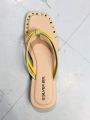 New Design Flat and Slim Two Ribbon Exclusive Fashionable Slipper Sandal For ladies Girls and Women's. | Two Fita. 