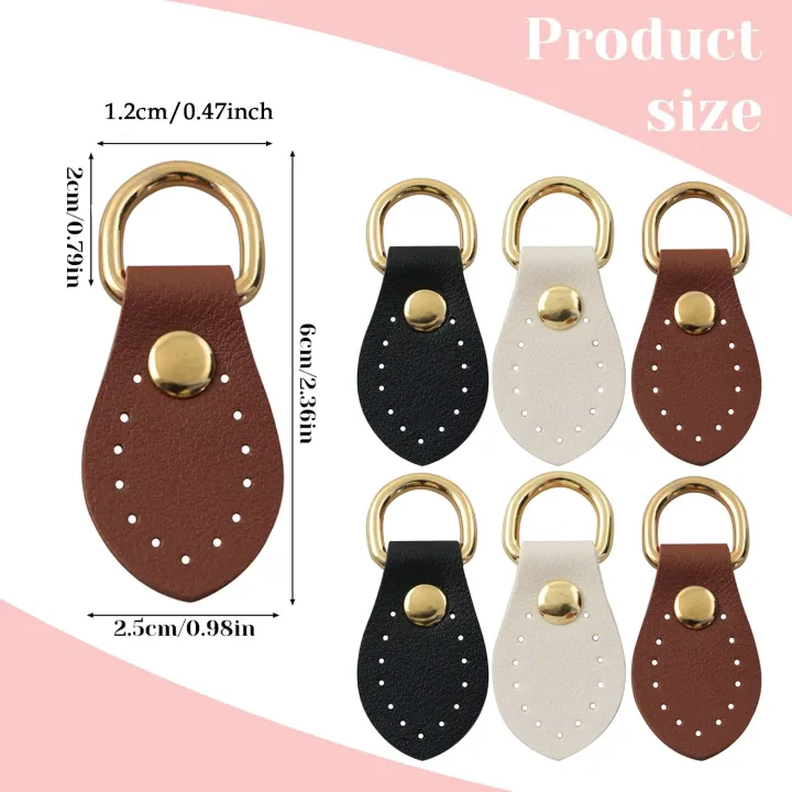6Pcs%20Purse%20Strap%20Mount%20Hook%20for%20Handbag%20Sew%20on%20Leather%20Buckle%20Bag%20Side%20D-Ring%20Clips%20Replacement%20Clasp%20for%20DIY%20Bag%20Shoulder%20-%20Image%206