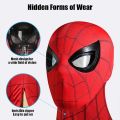 Spiderman Mask Eyes Movable Remote Control Peter Parker Spiderman toys children  Halloween Cosplay Costume Mask Christmas Gifts. 