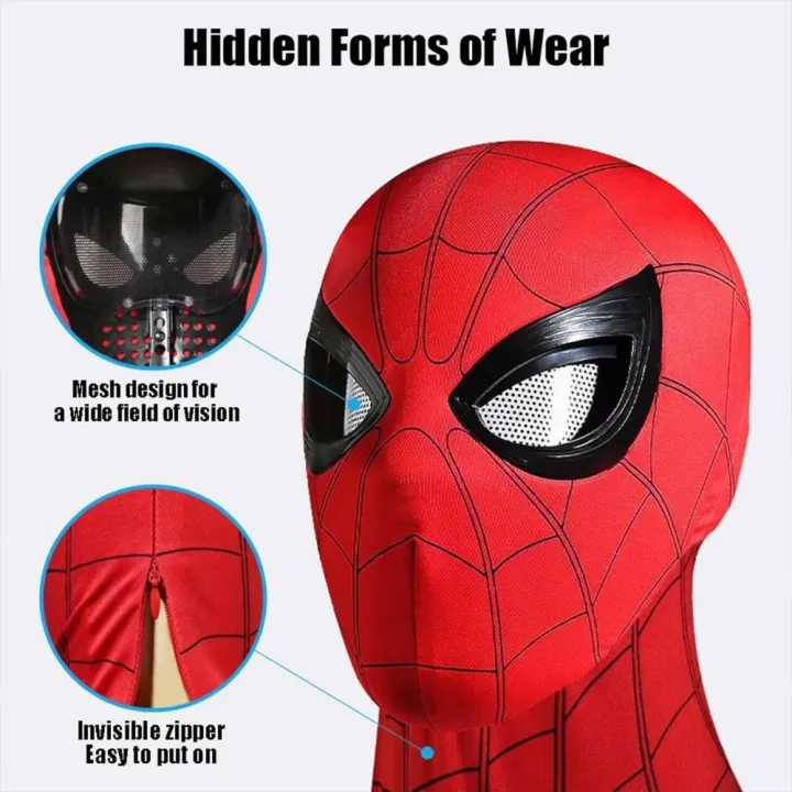 Spiderman%20Mask%20Eyes%20Movable%20Remote%20Control%20Peter%20Parker%20Spiderman%20toys%20children%20%20Halloween%20Cosplay%20Costume%20Mask%20Christmas%20s%20-%20Image%203