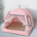 Cat Bed Foldable Cats Tent Dog House Bed Kitten Dog Basket Beds Cute Cat Houses Home Cushion Pet Kennel Products Sweet Princess. 