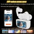 wireless earbuds Bluetooth airpods LCD full colour smart display  Touch screen earpods pro. 