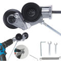 Electric Drill Plate Cutter Attachment Double Headed Free Cutting Tools Iron Metal Sheet Cutter Plate Punch Scissors. 