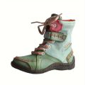 Women's Comfortable Winter Short Boots - Insulated Lining, Comfortable Strapped Hiking Boots.