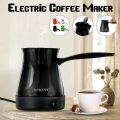 Best Turkish Mini Smart Electric Coffee Maker Electric Pour Over Kettle 700ml 220V Coffee Kettle Reusable Coffee Pot Heat. 