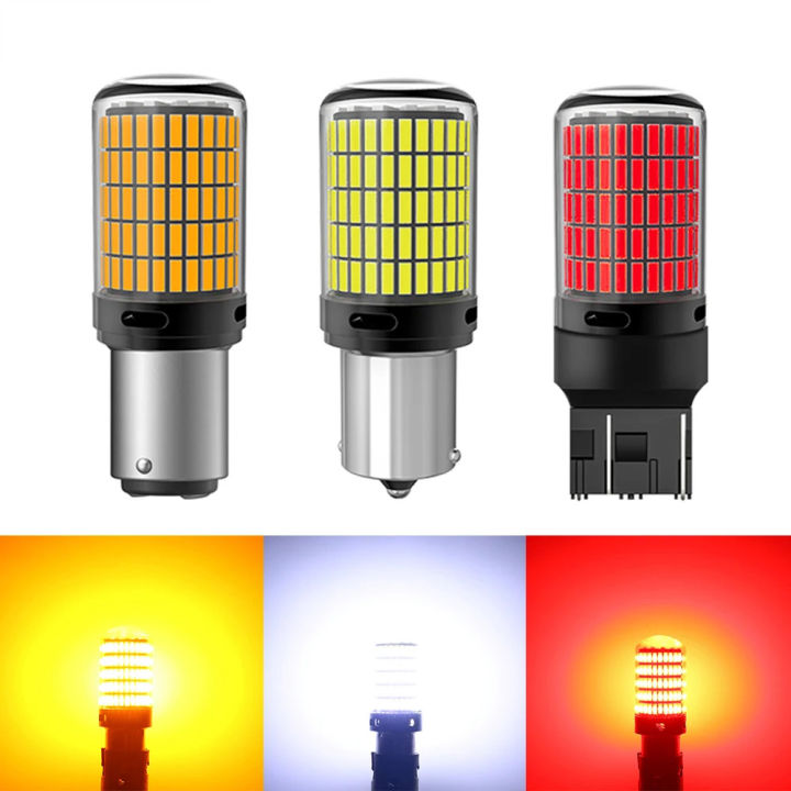 1pcs Led Bulbs 1156 ba15s P21W BAU15S PY21W 1157 BAY15D P21/5W 7440 T20 7443 3157 Turn Sight Light Brake Lamp Reversing Light
