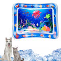 Water Sensory Play Mat Toy Thickened Inflatable Water Mat For Cat And Dog Water Sensor Mat Water Sensory Playmat With Fish Sea. 
