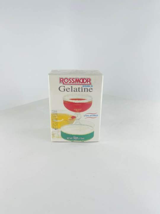 Rossmoor Gelatine Powder Unflavored Edible 50gm Premium Quality | Best Halal Gelatine Powder in Pakistan | Original