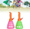 Catch Ball (Pair) Toy, Exercise Hand Eye Coordination Portable Pop and Catch Ball Game for Kindergarten. 