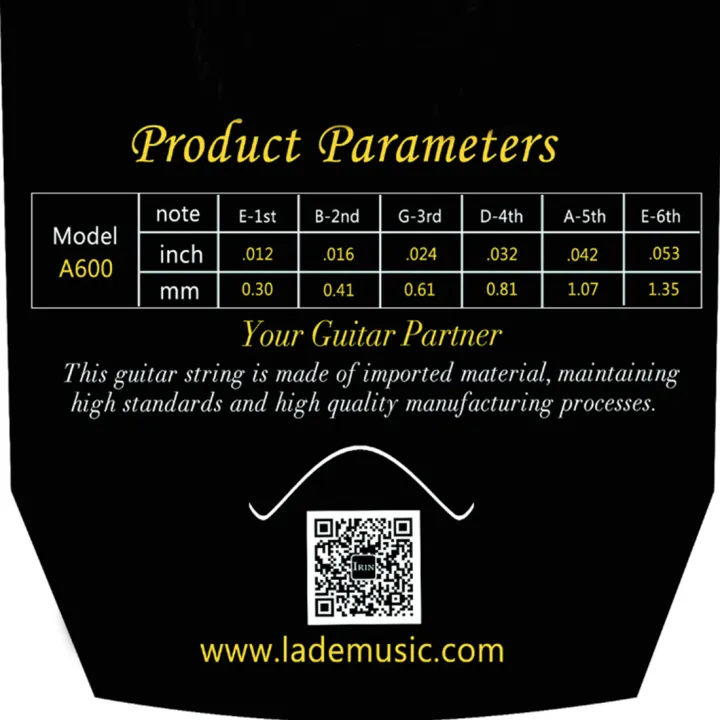IRIN%20A600%20Acoustic%20Folk%20Guitar%20Strings%20Replacement%20Parts%20Silver-Plated%20Copper%20Alloy%20Wound%20Strings%20Musical%20Instrument%20Accessories%20-%20Image%202