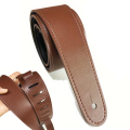 Leather Guitar Strap 2.36" Width Double Side Wear Adjustable Strap from 46.47" to 53.54" for Electric, Acoustic, Bass Guitars. 