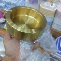 1pcs Luxury Stainless Steel Round Metal Ashtray for Cigarette Cigar - Portable Home Office Patio Tabletop Countertop Ash Tray - Durable Fancy Outside Décor Hotel Restaurant 12 cm. 