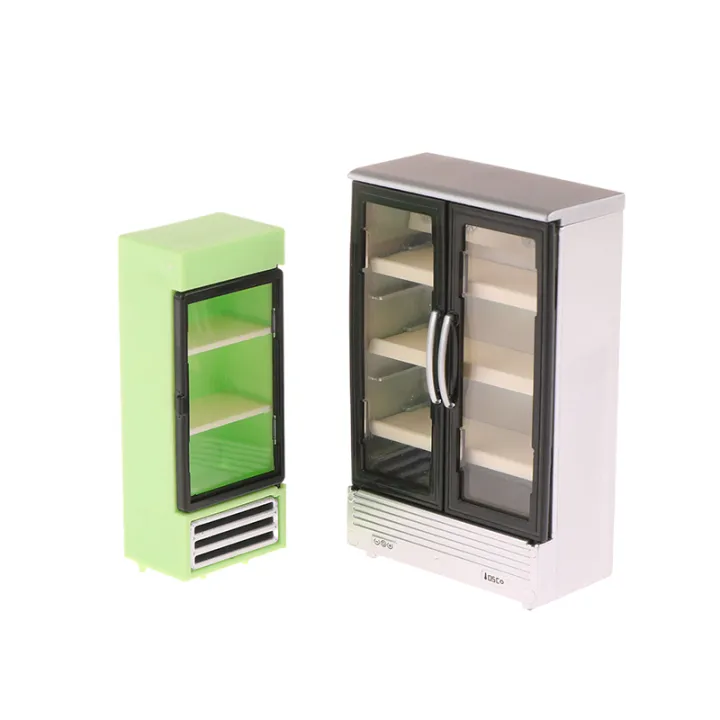 1/12%20Dollhouse%20Simulation%20Refrigerator%20Freezer%20Model%20Dollhouse%20Mini%20Furniture%20Accessories%20Dolls%20House%20Decoration%20Toys%20-%20Image%206