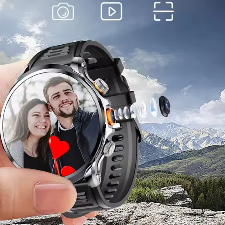 8GB+128GB%20RAM%205G/4G%20Smart%20Watch%201.95%20inch%20AMOLED%201880mah%20Battery%20500W%20Camera%20GPS%20WIFI%20Google%20APP%20Download%20Smartwatch%20Android%209.0%20-%20Image%206