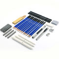 Bview Art Professional 32pcs Artist Sketching Pencil Set Sketch And Drawing Pencils Art Set. 