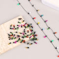 1:12 1 String Of Fake Lights Christmas Good Decoration Dollhouse Miniature Mini Furniture Accessories String Lights. 