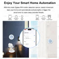 Zigbee PIR Motion Sensor Smart Human Body Movement Wireless Infrared Detector ZigBee Motion Sensor Smart Home Security Alarm. 