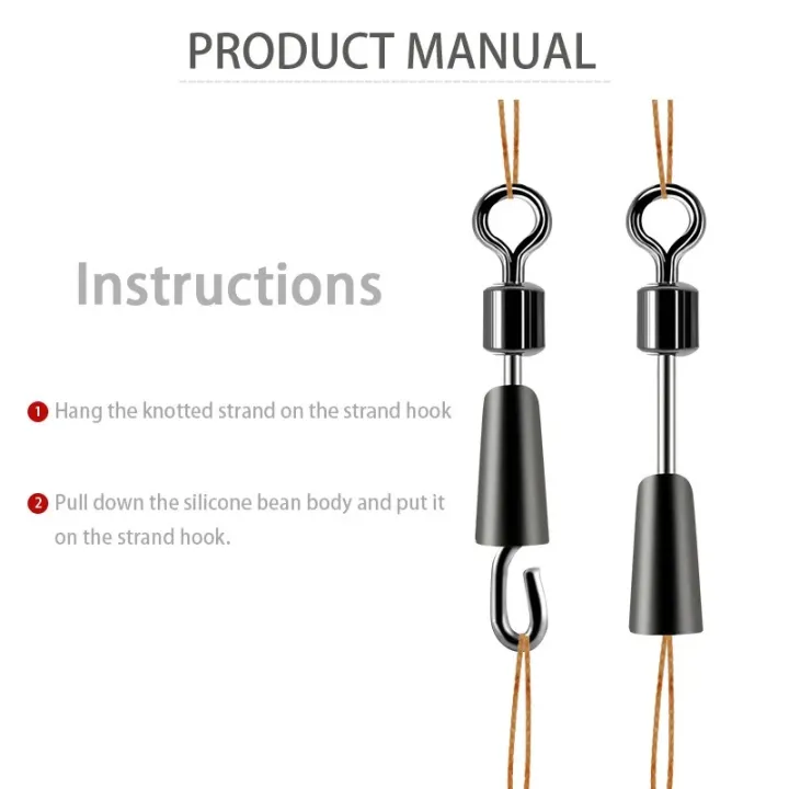 30/50PCS%20Bearing%20Swivels%20Ball%20Bearing%20Swivel%20Solid%20Rings%20Fishing%20Connector%20Ocean%20Boat%20Quick%20Fast%20Link%20Connector%20-%20Image%203