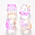 A 50PS acrylic double set square bead string, suitable for DIY bracelet crafts. 