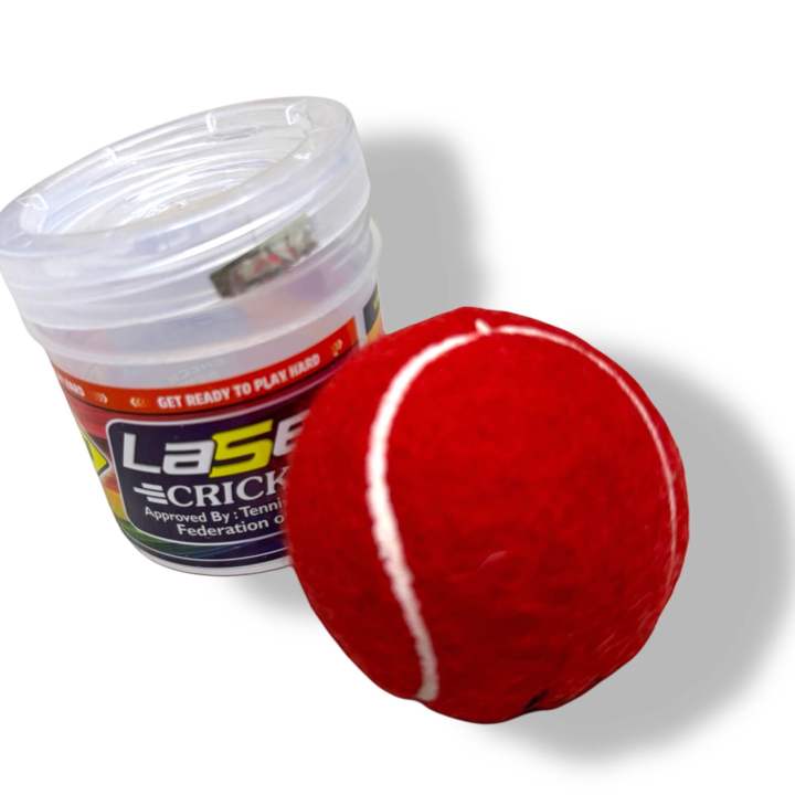 LASER%20CRICKET%20TENNIS%20BALL%20-%20Heavy%20Weight%20Cricket%20Tennis%20Ball%20(Red)%20-%20Image%202