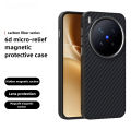 Kevlar Magsafe Magnetic Phone Case for  X300 Pro X300  X200ultra X200s X200Pro Carbon Fiber Wireless Charging Phone Case. 