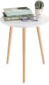 Haton Side Table, Round Modern Home Decor Coffee Tea Table. 