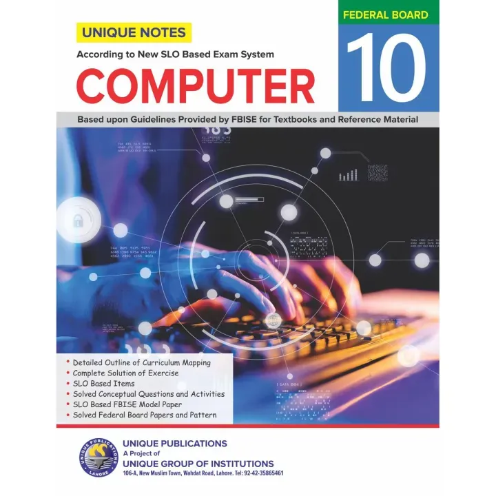 Unique%20notes%20Computer%20science%2010th%20Class%20Federal%20Board%20New%20Edition%202024%20-%20Image%202
