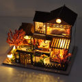 DIY Mini 3D Puzzles Wooden Dollhouse With Furniture Light Kits Doll House Casa Miniature Accessories Handmade Wooden Toys . 