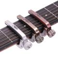 Alice Guitar Capo Adjustable Roller Metal Perfect Quick Change Tune for Electric Acoustic Guitar, Bass, Violin, and Ukulele.