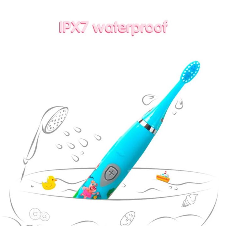 Children%20Sonic%20Electric%20Toothbrush%20Colorful%20Cartoon%20For%20Kids%20USB%20Rechargeable%20Soft%20Automatic%20Waterproof%20With%20Replacement%20Head%20-%20Image%206