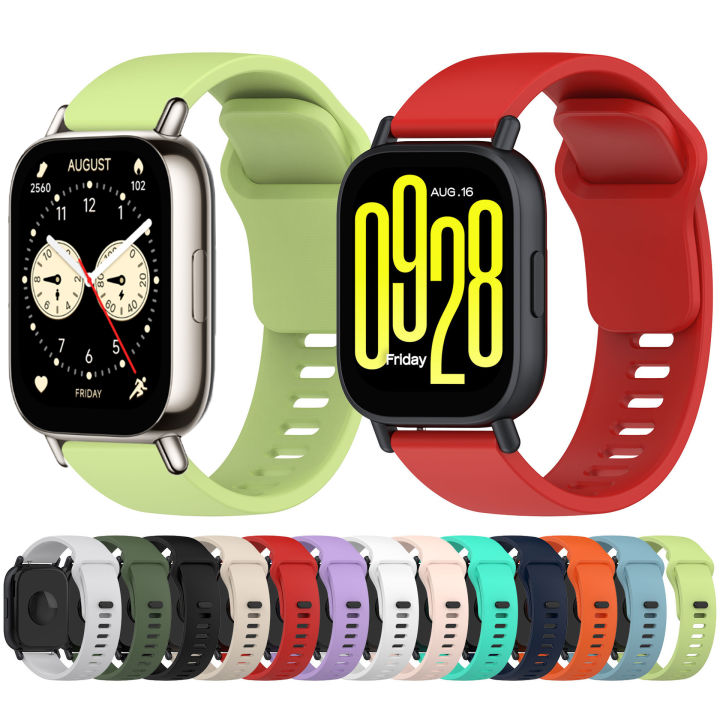 Silicone 22mm Watch Strap For Xiaomi Redmi Watch 5 Active Soft Ventilate Sports Bracelet For Redmi Smart Watch 5 Lite Wrist Band