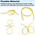 10PCS COB LED Flexible Ultra Slim Filament 3V Spiral Bulb Filament Retro Edison Bulb Lamp Parts Diode Lighting Strip Decoration. 