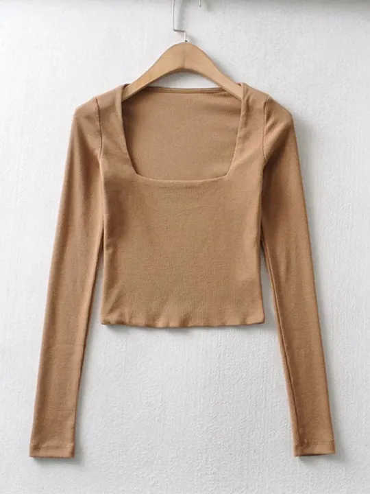 Women%20Ribbed%20Square%20Neck%20Crop%20Top%20With%20Long%20Sleeve%20-%20Image%207