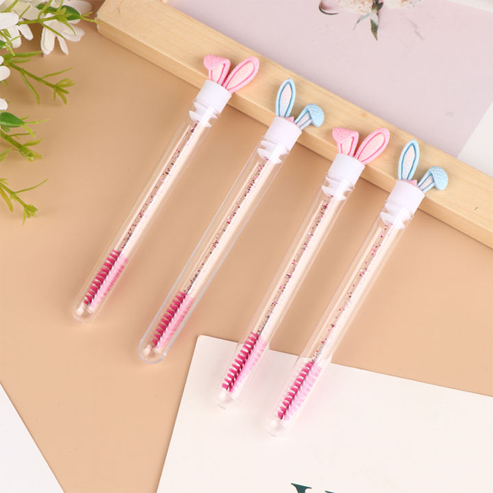 1Pc Reusable Makeup Brushes Tube Eyelash Brush Mascara Brush Rabbit Eyelash Brush Tube