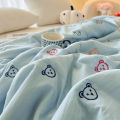 2025 New Embroidered, washed cotton, summer quilt, air-conditioned, skin friendly, breathable, machine washable bedding. 
