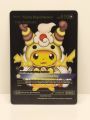 Cosplay Pikachu Mega Ampharos Plastic Black UV Printed Pokemon Card. 
