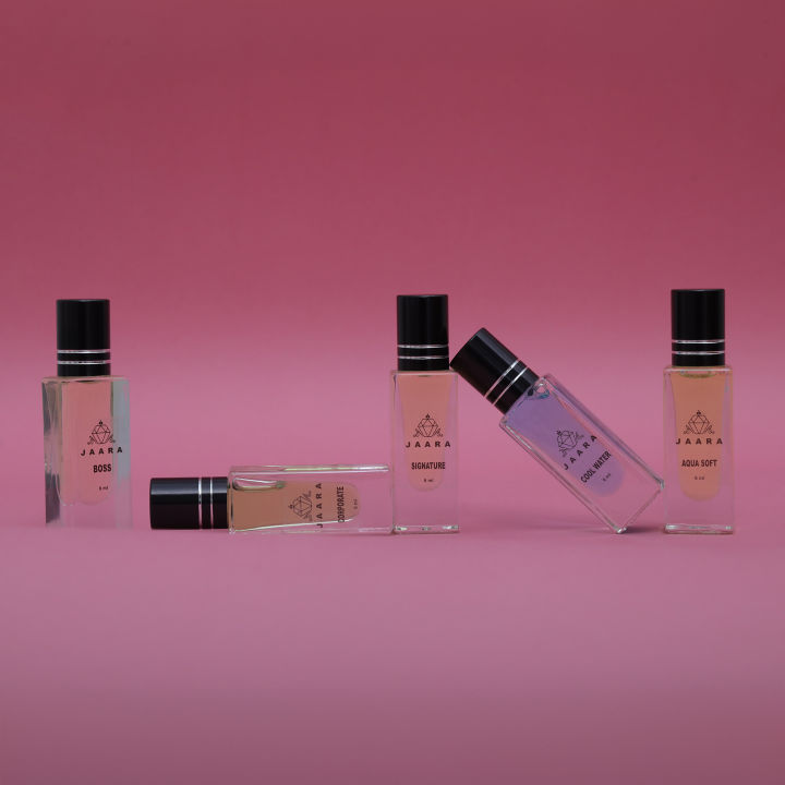 JAARA%205%20Mix%20Flavor%20-%20Unveiling%20a%20Symphony%20of%20Scents%20-%206%20x%205%20=%2030%20ml%20Roll-On%20System%20-%20Alcohol-Free%20Perfume%20Oil%20-%20Image%202