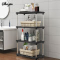 1PC Multi-Level Storage Rack For Kitchen And Bathroom, Snack Storage Rack For Floor In The Living Area. 
