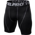 Men Fitness Compression Shorts Running Training Sport Shorts Tight Breathable Quick-drying Stretch Shorts Letter Belt Gym Shorts. 