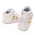 Color blocking Sports shoes Fashion 0 to 18 Month for Toddler Boys and Girls Baby Sneaker Soft PU Leather Baby Casual Shoes. 